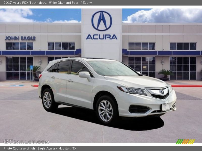 White Diamond Pearl / Ebony 2017 Acura RDX Technology