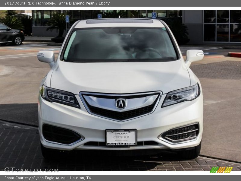 White Diamond Pearl / Ebony 2017 Acura RDX Technology