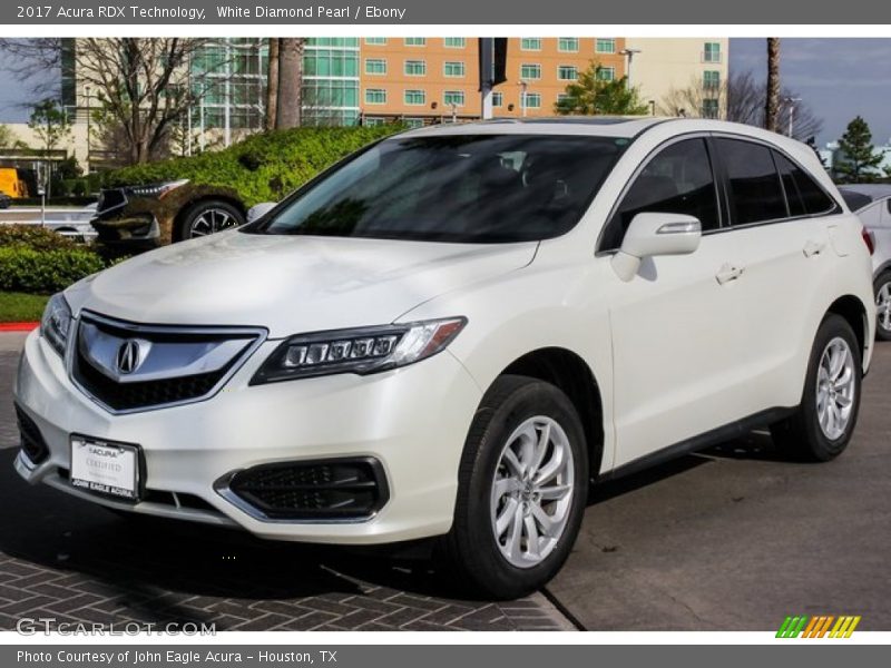White Diamond Pearl / Ebony 2017 Acura RDX Technology