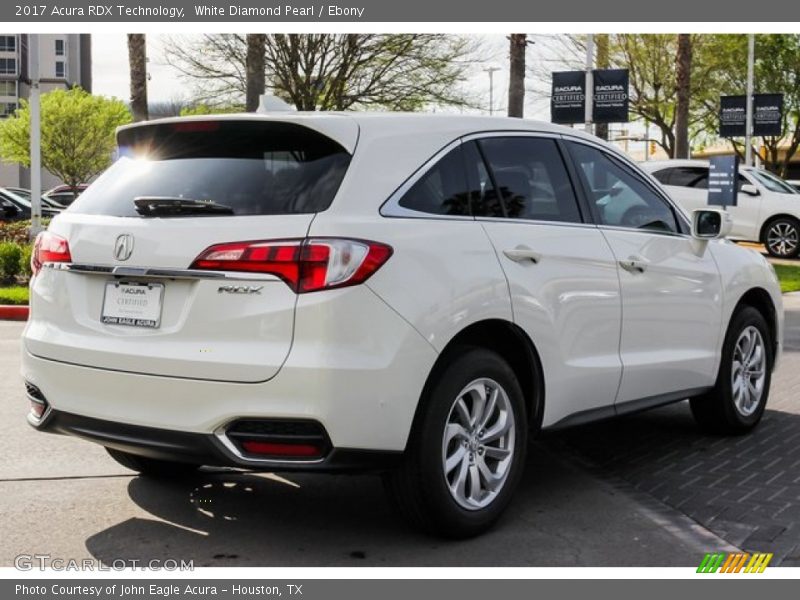 White Diamond Pearl / Ebony 2017 Acura RDX Technology