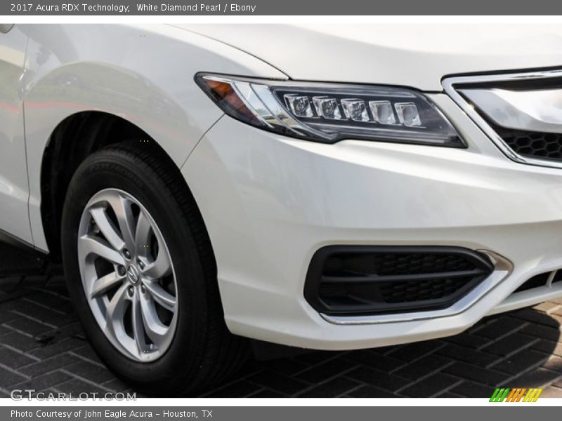 White Diamond Pearl / Ebony 2017 Acura RDX Technology