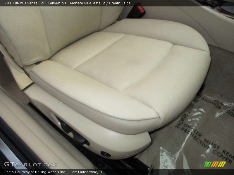 Monaco Blue Metallic / Cream Beige 2010 BMW 3 Series 328i Convertible