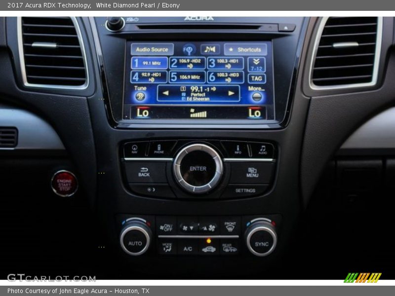 White Diamond Pearl / Ebony 2017 Acura RDX Technology