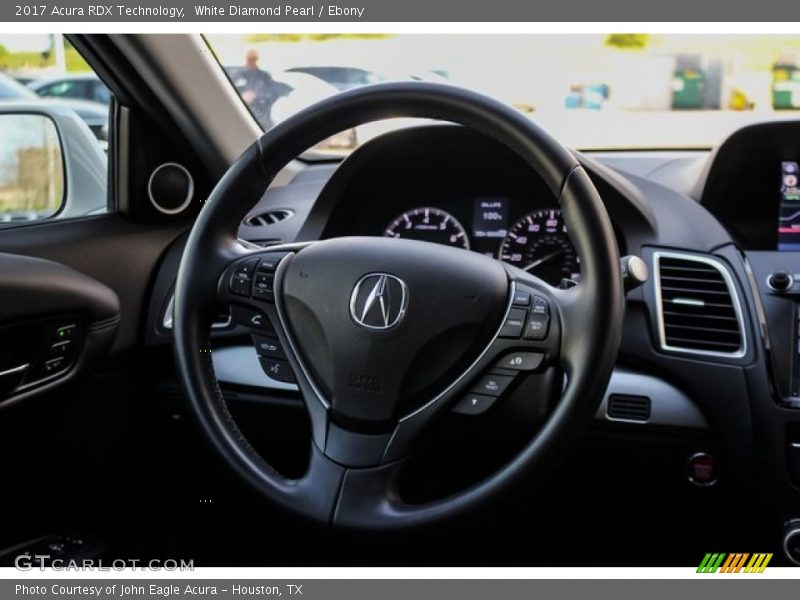 White Diamond Pearl / Ebony 2017 Acura RDX Technology