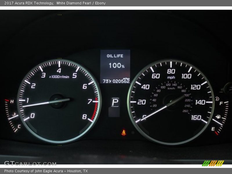 White Diamond Pearl / Ebony 2017 Acura RDX Technology