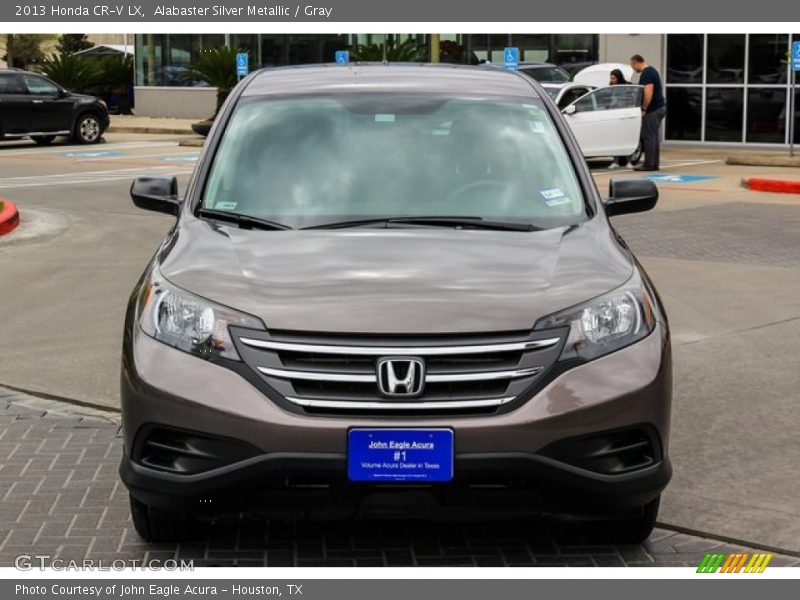 Alabaster Silver Metallic / Gray 2013 Honda CR-V LX