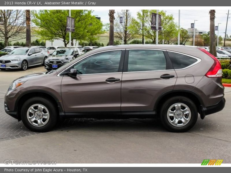 Alabaster Silver Metallic / Gray 2013 Honda CR-V LX
