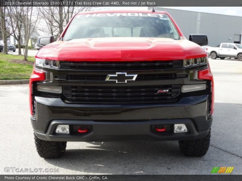 Red Hot / Jet Black 2019 Chevrolet Silverado 1500 LT Z71 Trail Boss Crew Cab 4WD