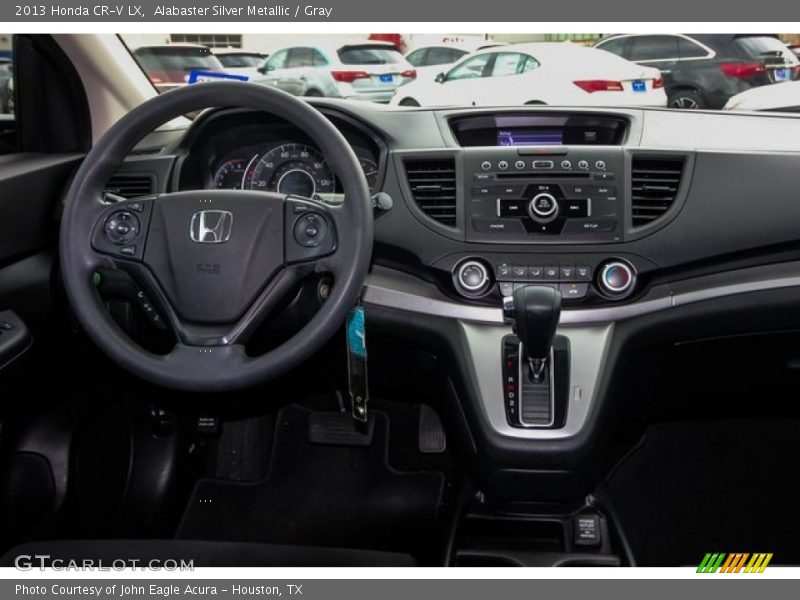 Alabaster Silver Metallic / Gray 2013 Honda CR-V LX