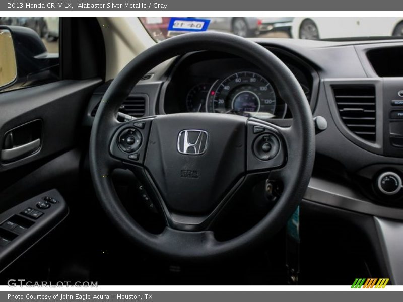 Alabaster Silver Metallic / Gray 2013 Honda CR-V LX