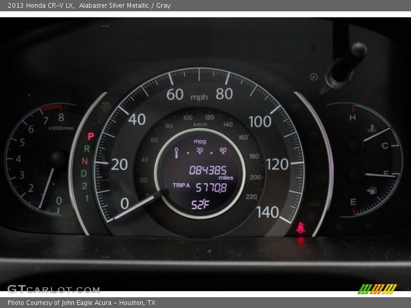 Alabaster Silver Metallic / Gray 2013 Honda CR-V LX