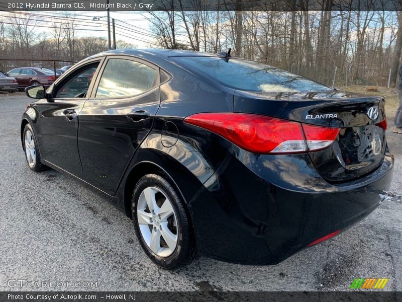 Midnight Black / Gray 2012 Hyundai Elantra GLS