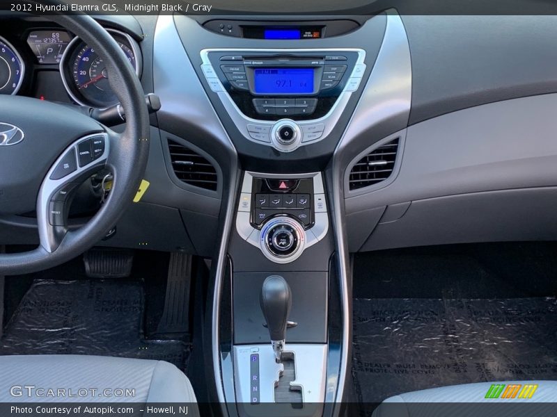 Midnight Black / Gray 2012 Hyundai Elantra GLS