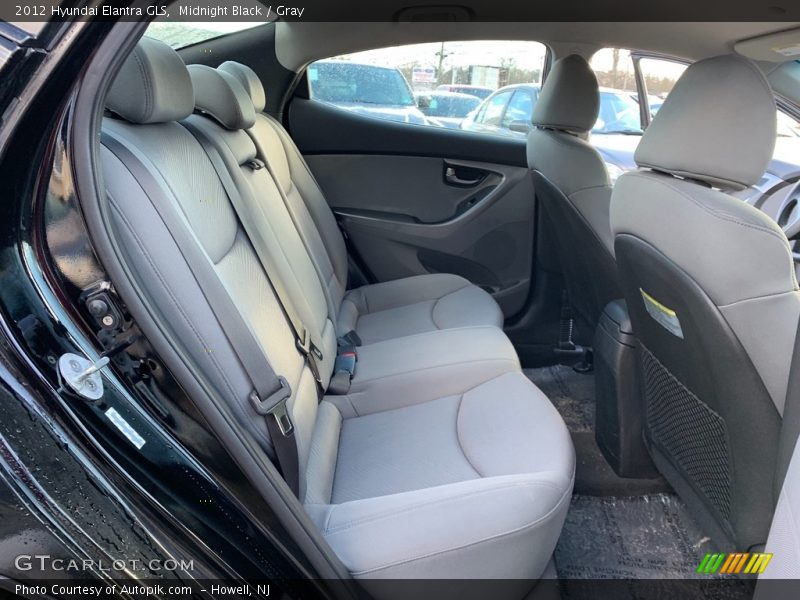 Midnight Black / Gray 2012 Hyundai Elantra GLS