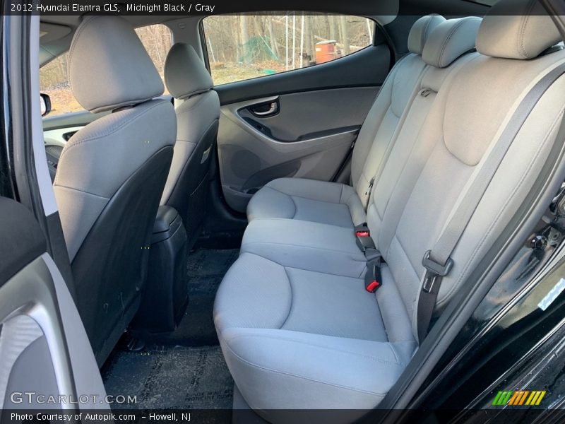 Midnight Black / Gray 2012 Hyundai Elantra GLS
