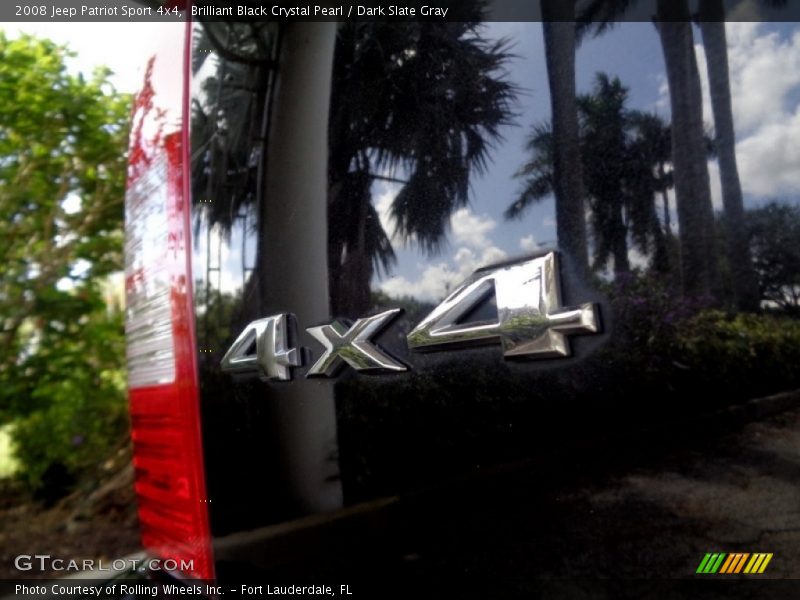 Brilliant Black Crystal Pearl / Dark Slate Gray 2008 Jeep Patriot Sport 4x4