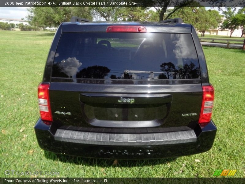Brilliant Black Crystal Pearl / Dark Slate Gray 2008 Jeep Patriot Sport 4x4
