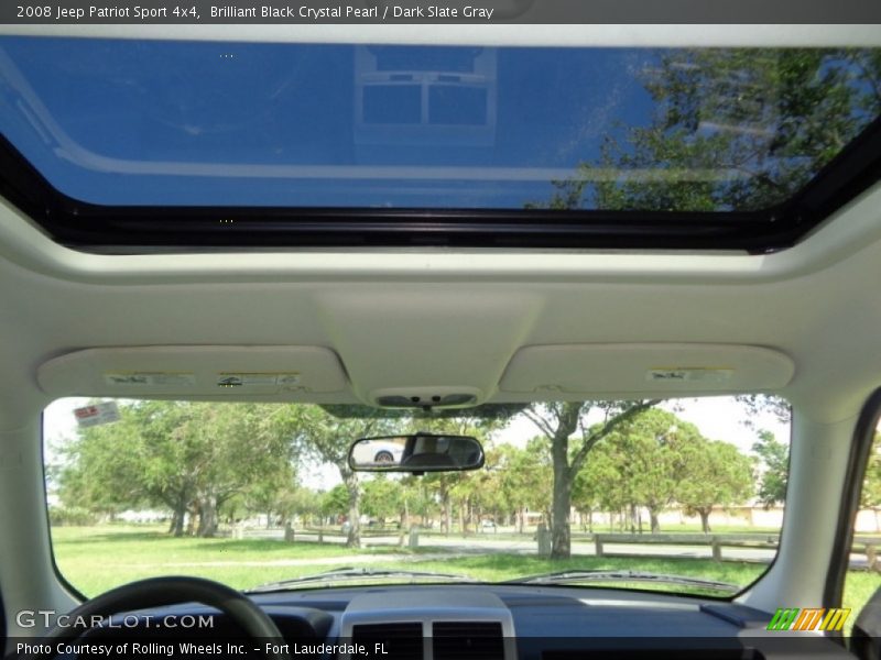 Brilliant Black Crystal Pearl / Dark Slate Gray 2008 Jeep Patriot Sport 4x4