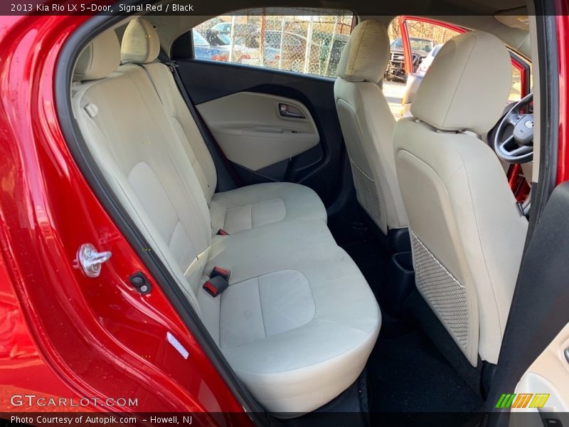 Signal Red / Black 2013 Kia Rio LX 5-Door