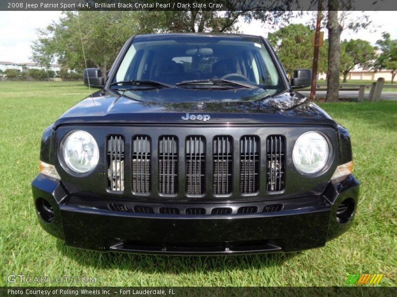 Brilliant Black Crystal Pearl / Dark Slate Gray 2008 Jeep Patriot Sport 4x4