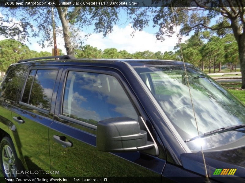 Brilliant Black Crystal Pearl / Dark Slate Gray 2008 Jeep Patriot Sport 4x4