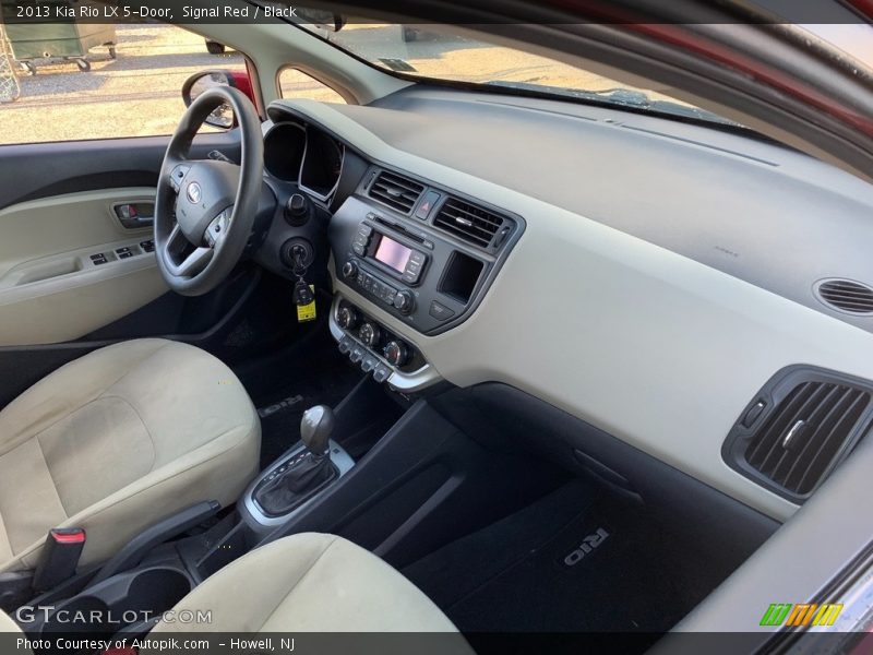 Signal Red / Black 2013 Kia Rio LX 5-Door