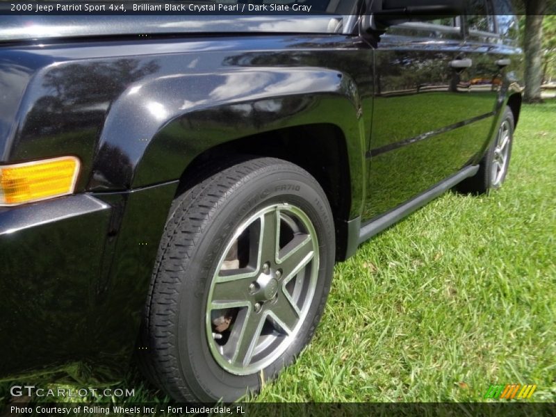 Brilliant Black Crystal Pearl / Dark Slate Gray 2008 Jeep Patriot Sport 4x4