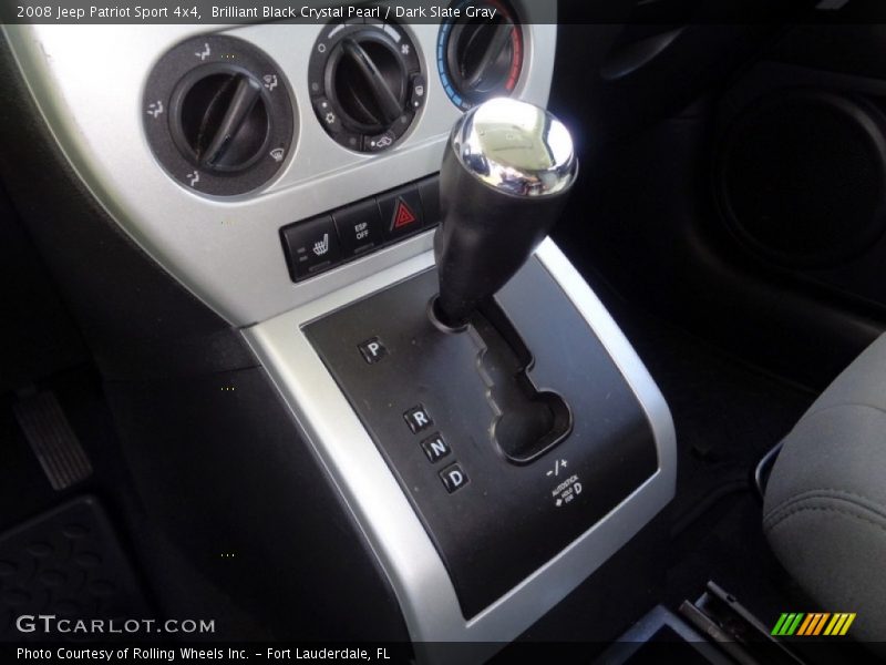 Brilliant Black Crystal Pearl / Dark Slate Gray 2008 Jeep Patriot Sport 4x4