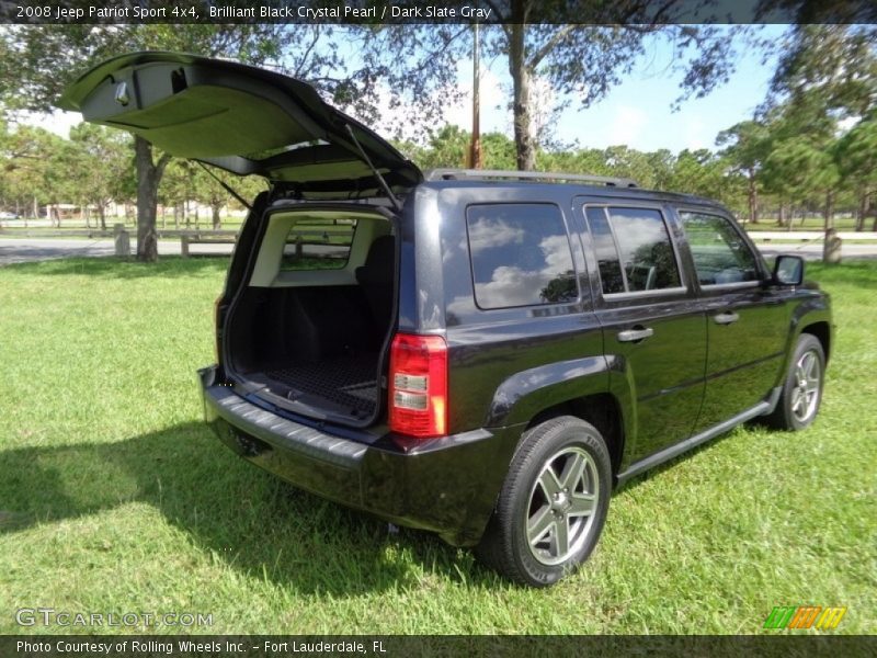 Brilliant Black Crystal Pearl / Dark Slate Gray 2008 Jeep Patriot Sport 4x4