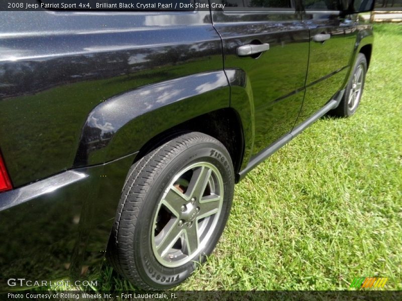 Brilliant Black Crystal Pearl / Dark Slate Gray 2008 Jeep Patriot Sport 4x4