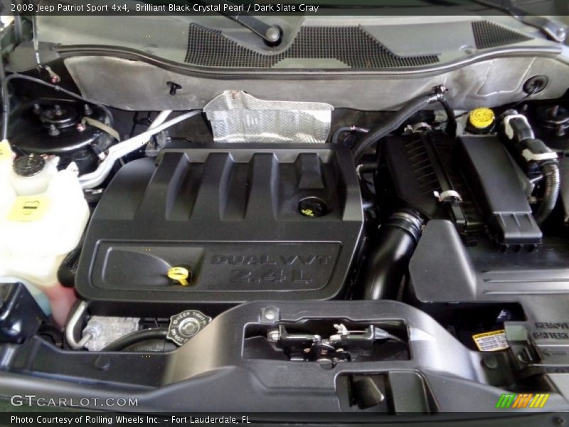 Brilliant Black Crystal Pearl / Dark Slate Gray 2008 Jeep Patriot Sport 4x4