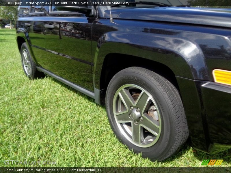 Brilliant Black Crystal Pearl / Dark Slate Gray 2008 Jeep Patriot Sport 4x4