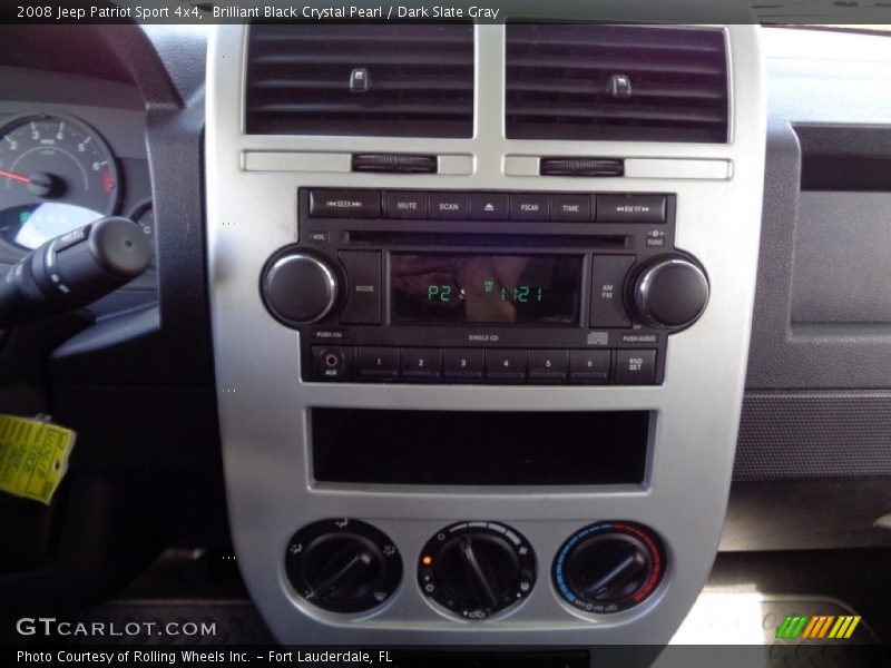 Brilliant Black Crystal Pearl / Dark Slate Gray 2008 Jeep Patriot Sport 4x4