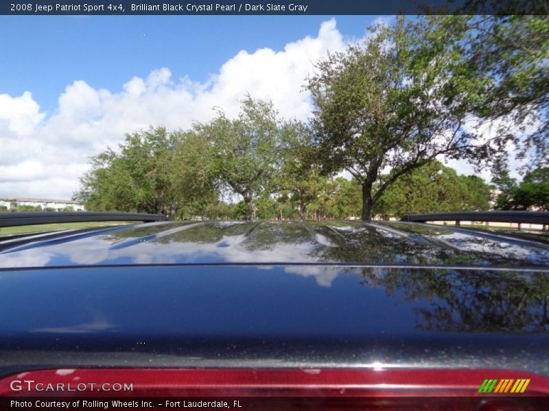 Brilliant Black Crystal Pearl / Dark Slate Gray 2008 Jeep Patriot Sport 4x4