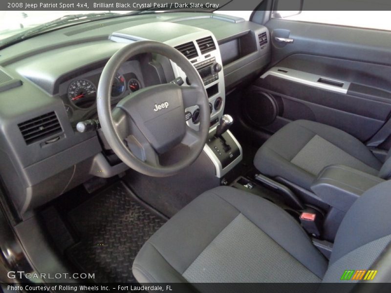 Brilliant Black Crystal Pearl / Dark Slate Gray 2008 Jeep Patriot Sport 4x4