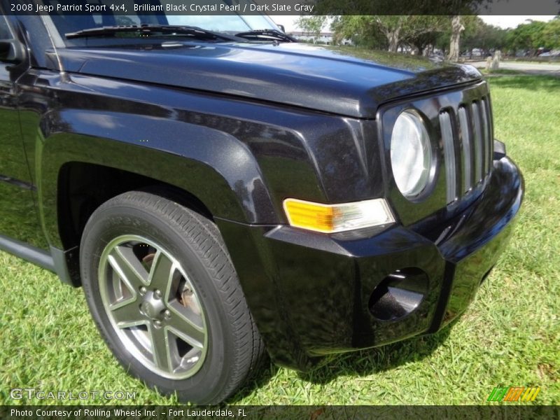 Brilliant Black Crystal Pearl / Dark Slate Gray 2008 Jeep Patriot Sport 4x4