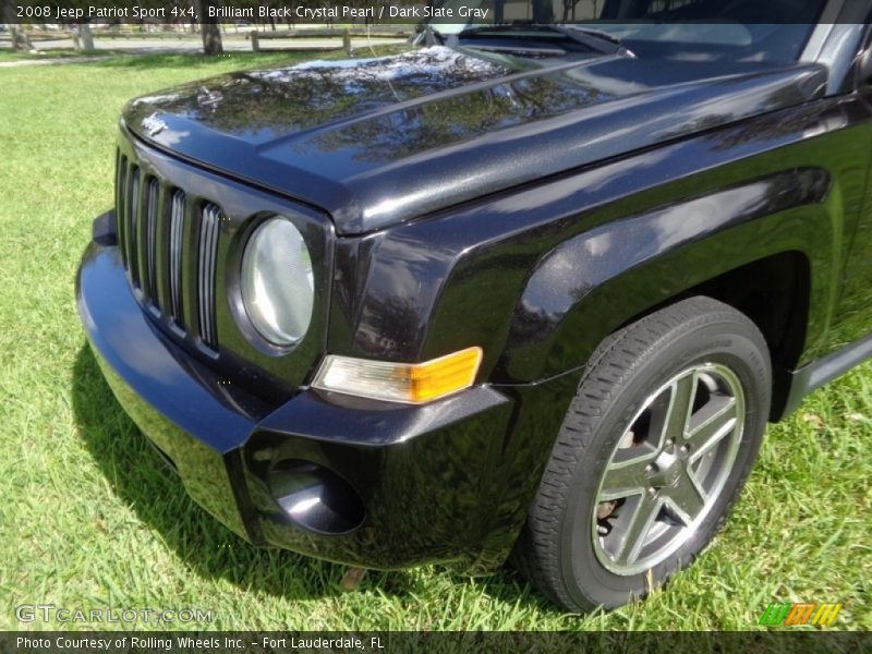 Brilliant Black Crystal Pearl / Dark Slate Gray 2008 Jeep Patriot Sport 4x4
