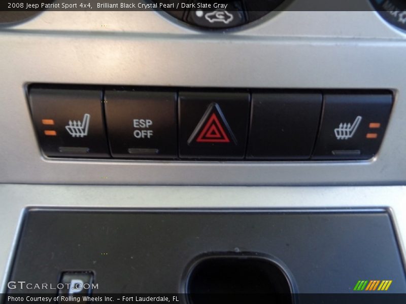 Brilliant Black Crystal Pearl / Dark Slate Gray 2008 Jeep Patriot Sport 4x4