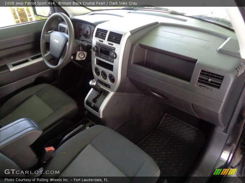 Brilliant Black Crystal Pearl / Dark Slate Gray 2008 Jeep Patriot Sport 4x4