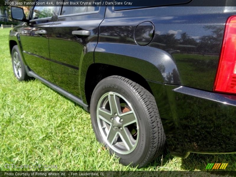 Brilliant Black Crystal Pearl / Dark Slate Gray 2008 Jeep Patriot Sport 4x4
