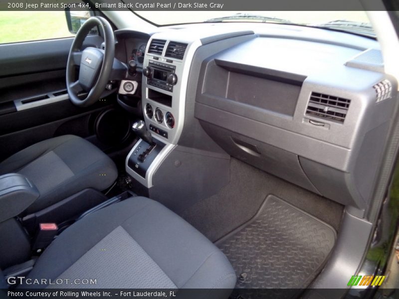 Brilliant Black Crystal Pearl / Dark Slate Gray 2008 Jeep Patriot Sport 4x4