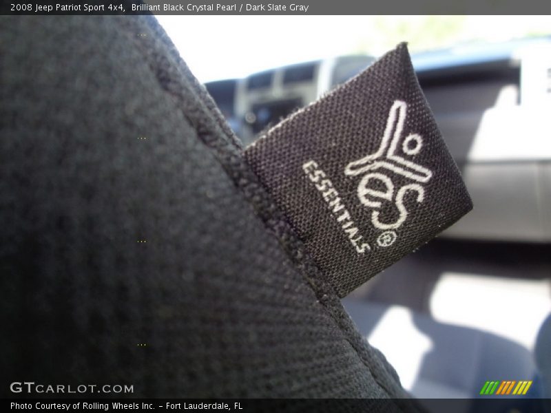 Brilliant Black Crystal Pearl / Dark Slate Gray 2008 Jeep Patriot Sport 4x4