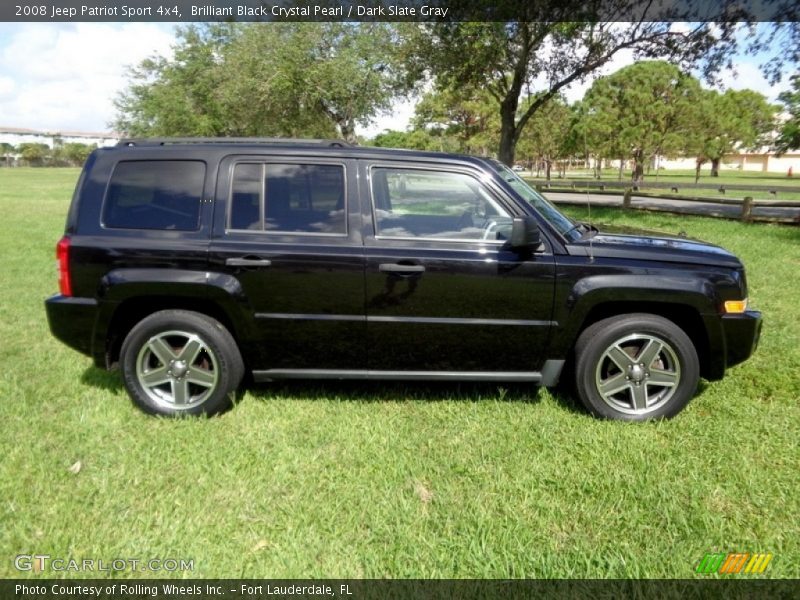Brilliant Black Crystal Pearl / Dark Slate Gray 2008 Jeep Patriot Sport 4x4