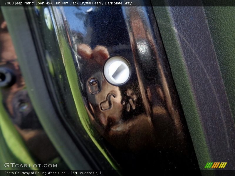 Brilliant Black Crystal Pearl / Dark Slate Gray 2008 Jeep Patriot Sport 4x4