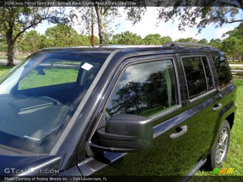 Brilliant Black Crystal Pearl / Dark Slate Gray 2008 Jeep Patriot Sport 4x4