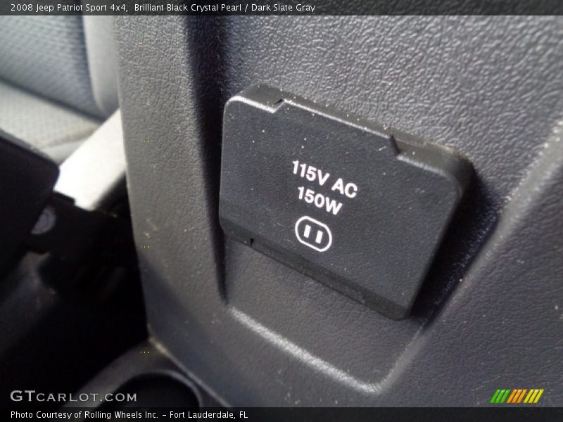 Brilliant Black Crystal Pearl / Dark Slate Gray 2008 Jeep Patriot Sport 4x4