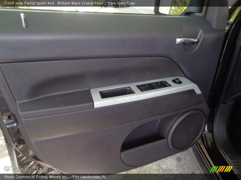 Brilliant Black Crystal Pearl / Dark Slate Gray 2008 Jeep Patriot Sport 4x4