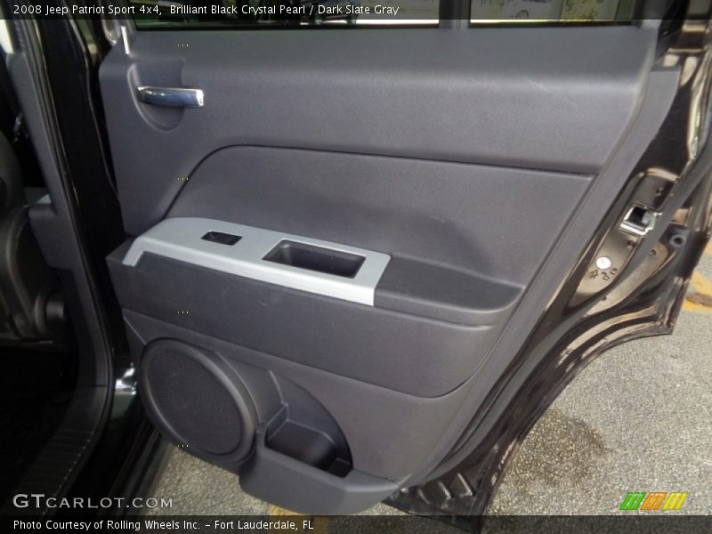 Brilliant Black Crystal Pearl / Dark Slate Gray 2008 Jeep Patriot Sport 4x4