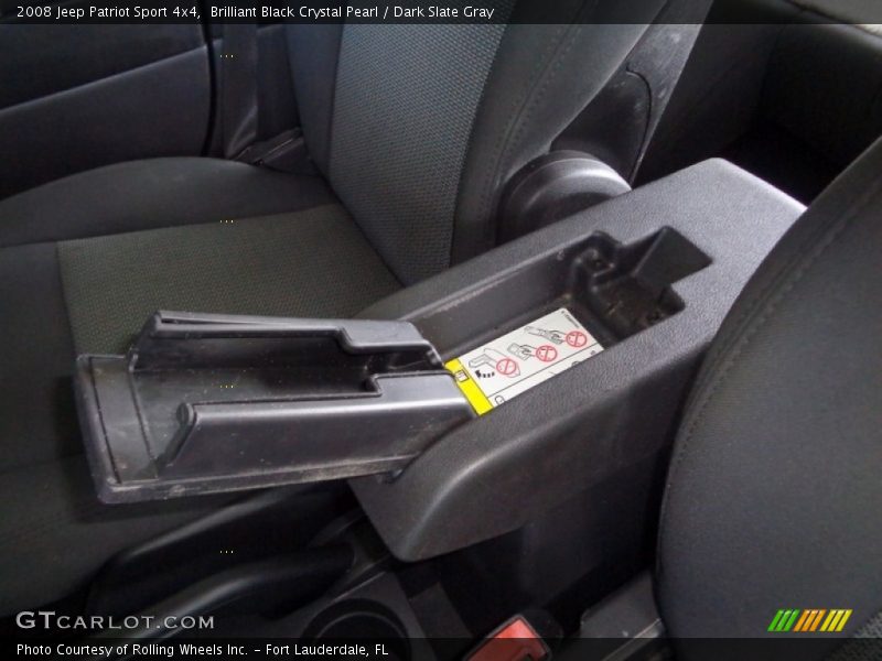 Brilliant Black Crystal Pearl / Dark Slate Gray 2008 Jeep Patriot Sport 4x4