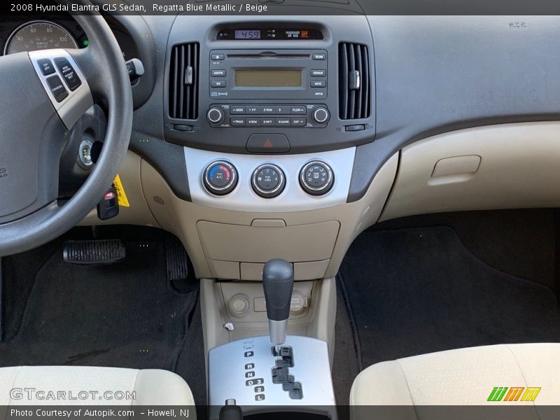 Regatta Blue Metallic / Beige 2008 Hyundai Elantra GLS Sedan